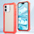 Transparent Matte TPU Hybrid PC 3-in-1 Phone Case
