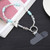 Mobile Phone Anti-lost Alloy Butterfly Glass Short Bead Chain