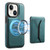 Denior D17 Skin Feel MagSafe Detachable Card Slot Phone Case