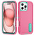 Rugged PC + Silicone Phone Case with Holder
