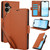 Side Buckle RFID Anti-theft Leather Phone Case