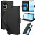 Side Buckle RFID Anti-theft Leather Phone Case