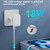 LDNIO A1204Q QC3.0 18W USB Fast Charger with 1m USB to 8 Pin Cable