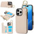 RFlD Anti-theft Double Buckle Ring Zipper Card Phone Case