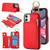 RFlD Anti-theft Double Buckle Ring Zipper Card Phone Case