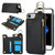 RFlD Anti-theft Double Buckle Ring Zipper Card Phone Case