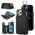 RFlD Anti-theft Double Buckle Ring Zipper Card Phone Case