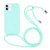Candy Colors TPU Protective Phone Case with Lanyard