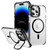 Rainbow Series Transparent MagSafe Lens Holder Phone Case
