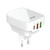 LDNIO Q334 32W Type-C + Dual USB Port Charger with 1m USB-C / Type-C to USB-C / Type-C Data Cable