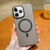 Golden Shield Frosted Semi-transparent MagSafe PC Phone Case