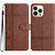 Cowhide Texture Stitching Leather Phone Case