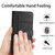 Cowhide Texture Stitching Leather Phone Case