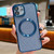 Electroplating Pure Color Glitter Powder MagSafe Phone Case