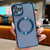 Electroplating Pure Color Glitter Powder MagSafe Phone Case