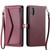 Wallet Multi-card Slot Leather Phone Case with Lanyard