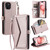 Wallet Multi-card Slot Leather Phone Case with Lanyard
