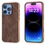 Electroplated Frame PU Leather Full Coverage Phone Case