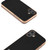 ABEEL Electroplating Frame Genuine Leather Wave Phone Case