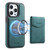 Denior D20 Skin Feel MagSafe Holder Detachable Card Slot Phone Case