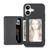 Carbon Fiber Magnetic Card Wallet RFID Blocking Phone Case