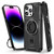 Ring Holder Carbon Fiber PC Hybrid TPU Phone Case