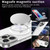 Ice Color Magnetic Series Magsafe Magnetic PC Hybrid TPU Phone Case