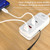 5 in 1 2 x PD 66W, 2 x USB Fast Charger Smart Power Socket