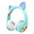 Cat Ears Bluetooth Wireless Headphones Gaming Headset with Light