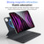 Yesido Dual-sided Clip Magnetic Keyboard Leather Case