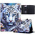 Painted Pattern Leather Tablet Case