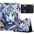 Painted Pattern Leather Tablet Case