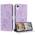 Embossed Kitten Phone Leather Case with Lanyard
