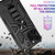 Armor Shockproof TPU Hybrid PC Magnetic Phone Case with Holder