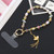 Mobile Phone Anti-lost Hand-fan Bead Chain Short Lanyard
