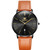 OLEVS 5869 Men Business Waterproof Genuine Leather Strap Quartz Watch