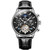 OLEVS 6658 Men Luminous Waterproof Leather Strap Mechanical Watch