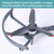 Sunnylife  FV-KC323 Propeller Guards Integrated Blade Prop Protector Shielding Rings for DJI FPV Drone