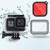 45m Waterproof Case + Touch Back Cover + Color Lens Filter for GoPro HERO8 Black
