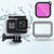 45m Waterproof Case + Touch Back Cover + Color Lens Filter for GoPro HERO8 Black