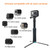 Portable Foldable Tripod Holder Selfie Monopod Stick for GoPro, Insta360, DJI and Other Action Cameras, Length: 23.5-81cm