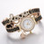 Alloy Diamond Love Letter Bracelet Watch for Women