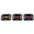 3 in 1 Snap-on Red / Yellow / Purple Color Lens Filter for GoPro HERO6 /5