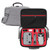 For DJI Mini 2 SE Grey Shockproof Carrying Hard Case Shoulder Bag, Size: 29 x 19.5 x 12.5cm