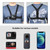 PULUZ  5 in 1 Adjustable Body Mount Belt Chest Strap with Phone Clamp & J Hook Mount & Long Screw Kit