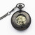 Classical Mechanical Pocket Watch Large Retro Gear Embossed Hollow Pocket Watch