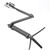 3-Way Multi Function Extendable Monopod Tripod Folding Rotating Arm Camera Handle for GoPro, Insta360, DJI and Other Action Cameras