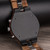 D21 Men Wooden Strap Stainless Steel Luminous Waterproof Watch