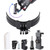 Foldable Bending Action Camera Phone Helmet Mount Kit with J-Hook Buckle & Rotation Phone Clamp & Adapter