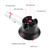 PULUZ 3 inch Car Single Pump Suction Cup Aluminum Alloy Mount